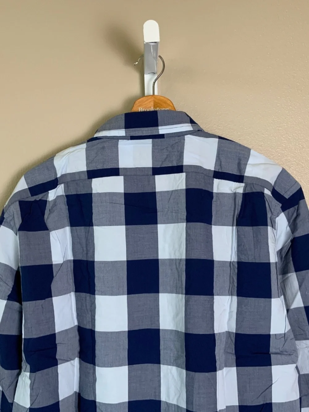 J. Crew Factory Gingham Buffalo Check Slim Washed Button Down Oxford Shirt